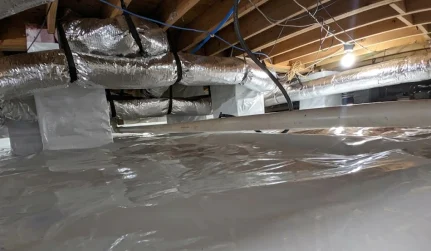 Crawl Space Dehumidifier Installation